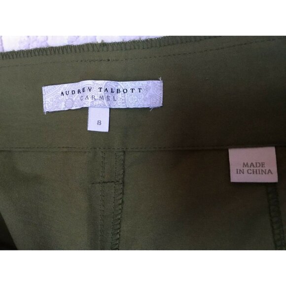 Audrey Talbott Carmel Womens Size 8 Straight Hiking Cargo Pants Green Outdoor - Picture 4 of 10